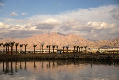 Après-midi d'hiver, Eilat North Beach, Israël