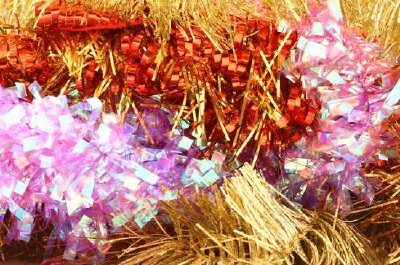 Christmas tinsel jigsaw puzzle