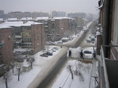 Avetyan Gyulbekyan交差点-アルメニア、エレバン