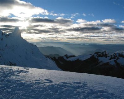 Nascer do sol sobre a Cordilheira, Peru