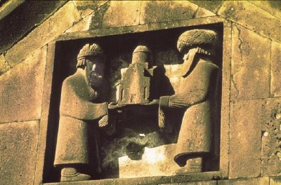 Relief carving, Monastery of Haghbat