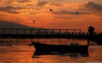 Sonnenuntergang in der Türkei