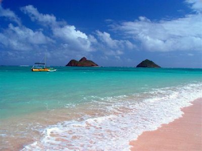 Plage de Lanikai, Hawaï, États-Unis