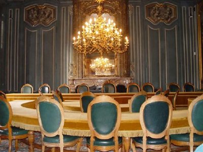 Sala de reuniones del ayuntamiento, Lier, Bélgica