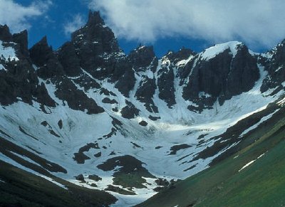 Pinnacoli di Aghileen, valle di sinistra, area selvaggia