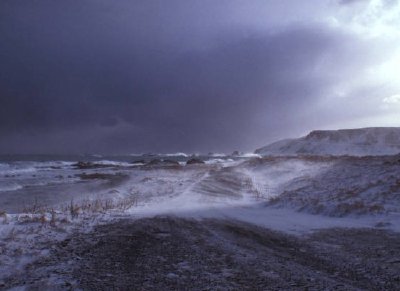 Plage nord de l'île de Shemya