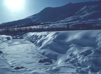 Wind River in Winter jigsaw puzzle