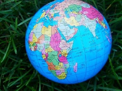 Globe on the grass jigsaw puzzle