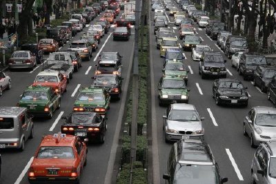 Verkehr, Tokio, Japan