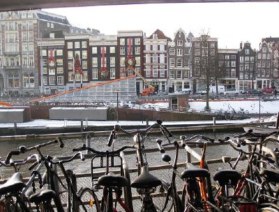 En dag före jul i Amsterdam