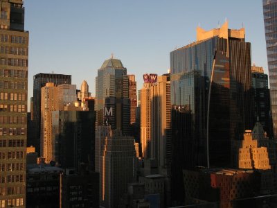 Panoramę Nowego Jorku, USA