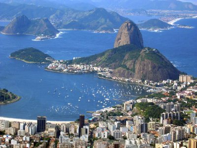 Blick über Rio de Janeiro, Brasilien