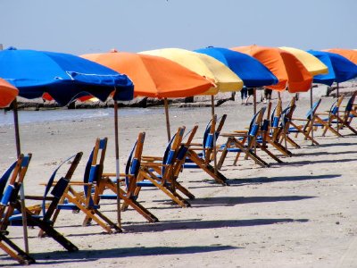 On the beach