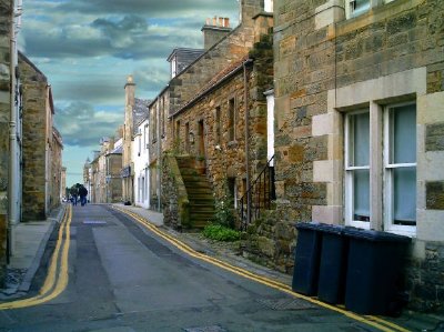 Eine Straße, St. Andrews, Schottland