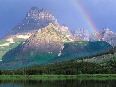 Swiftcurrent Lake, Монтана, САЩ