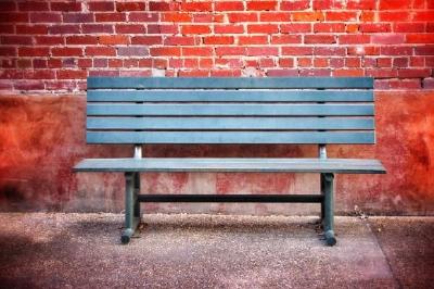 Blue Bench