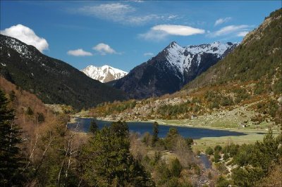 Lake and Mountains