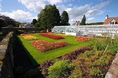 Jardim e estufa