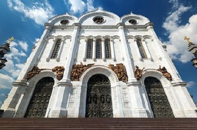 Cathedral of Christ the Saviour,  Moscow jigsaw puzzle