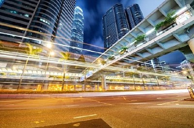 Busy Street, Hong Kong jigsaw puzzle