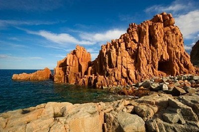 Rocce rosse mediterranee