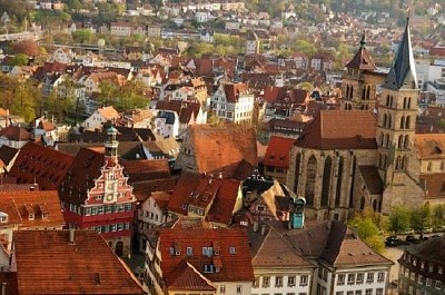Centre de la vieille ville de Stuttgart-Esslingen, Allemagne