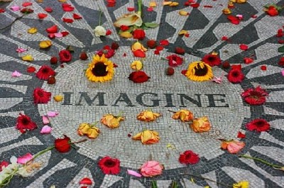 Strawberry Fields, New York, Central Park jigsaw puzzle