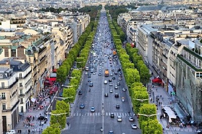 Champs Elysees, Paris, France jigsaw puzzle