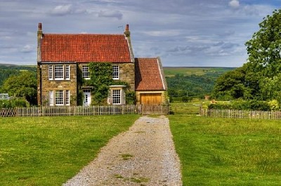 Brick House in Countryside jigsaw puzzle