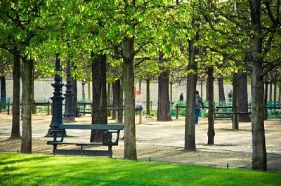 Banc dans un parc