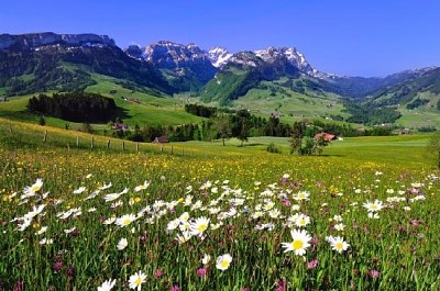 Landschaft in der Schweiz