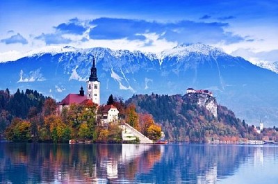 Bled Lake Island, Slovenien