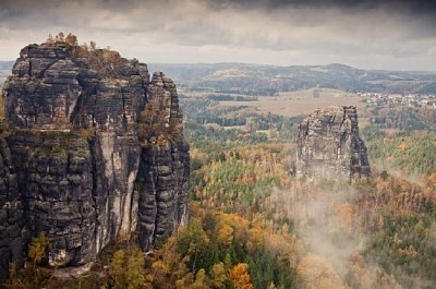 Montanhas de arenito, Schrammsteine, Alemanha