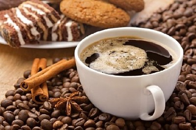 Xícara de Café e Doces