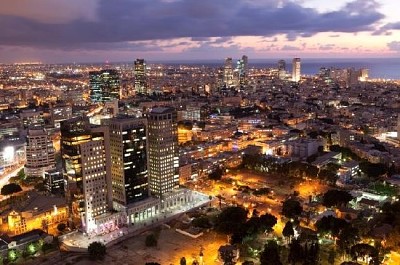 Paysage urbain de Tel Aviv, Israël