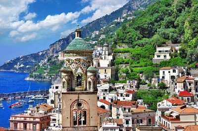 Küste von Amalfi, Italien