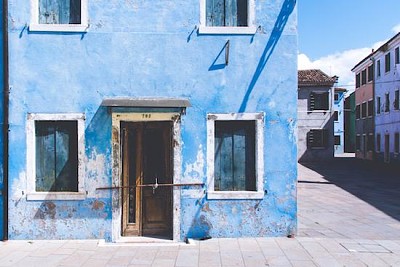 Burano Island, Venedig, Italien