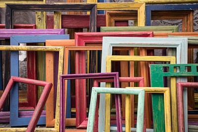 Frames at the Flea Market jigsaw puzzle