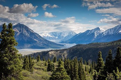 Mountains and Lake View jigsaw puzzle