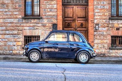 Coche en Italia