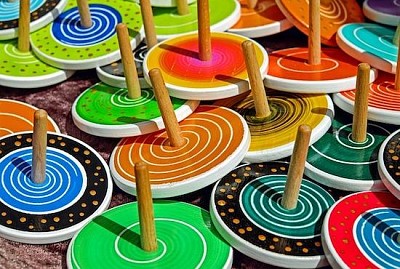 Jouets de rond-point en bois