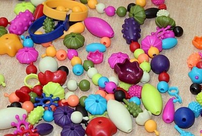 Perles colorées