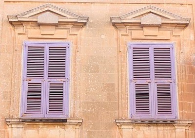 Malte Mdina House Windows