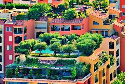 Terrasse sur le toit