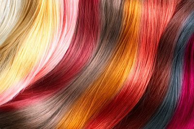 Palette de couleurs de cheveux