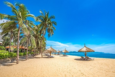 Vietnam, Nha Trang tropical coastal resort