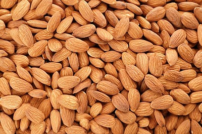 Almond nuts as background jigsaw puzzle