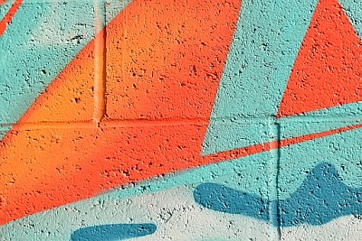 Abstrakter Straßenkunst-Sprühfarben-Texturhintergrund