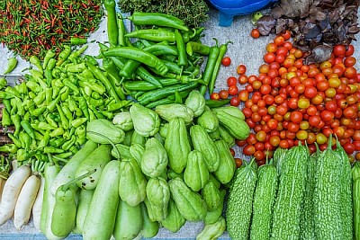 Verdure fresche e biologiche