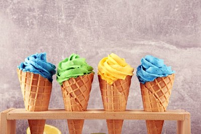 Diffrent flavor ice cream jigsaw puzzle